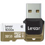 Card de Memorie Lexar 1000x Micro-SDHC 32GB + Card reader USB 3.0