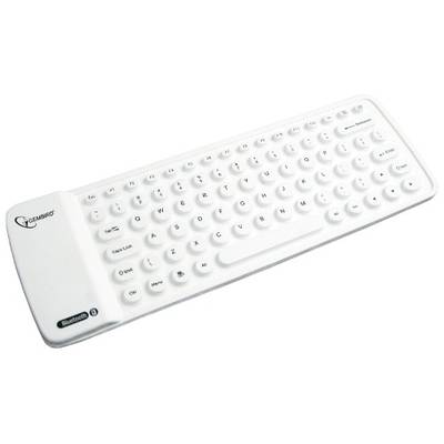 Tastatura Gembird KB-BTF1-W-US wireless flexibila alba