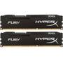 Memorie RAM HyperX Fury Black 8GB DDR3L 1600MHz CL10 Dual Channel Kit 1.35V