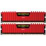 Memorie RAM Corsair Vengeance LPX Red 16GB DDR4 3200MHz CL14 Dual Channel Kit
