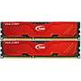 Memorie RAM Team Group Vulcan Red 8GB DDR3 2400MHz CL11 Dual Channel Kit