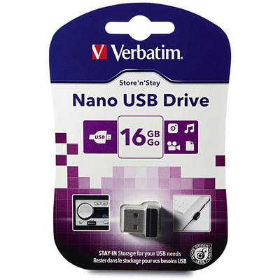 Memorie USB VERBATIM Store n Stay Nano 16GB USB 2.0