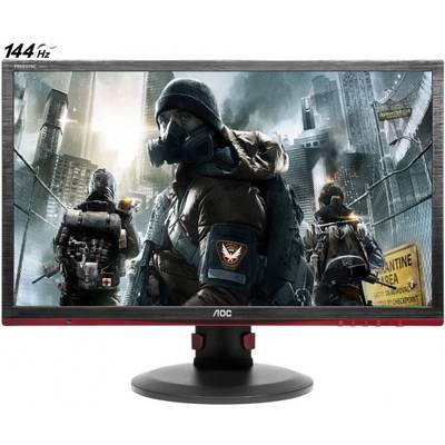 Monitor AOC LED Gaming G2460PF 24 inch 1ms Black-Red FreeSync 144Hz