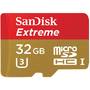 Card de Memorie SanDisk Micro SDHC Extreme 32GB UHS-I U3 Class 10 90 MB/s + Adaptor SD