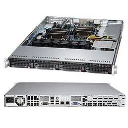 Sistem server Supermicro SuperServer 6017R-TDAF, rack 1U, socket 2011, 8x DDR3 DIMM, 4x HDD 3.5 inch hot plug