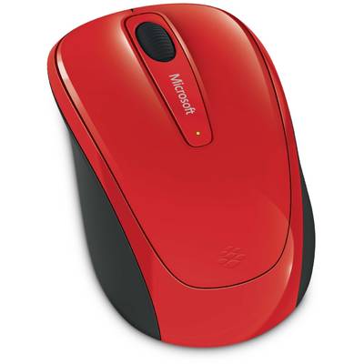 Mouse Microsoft Wireless Mobile 3500 Flame Red
