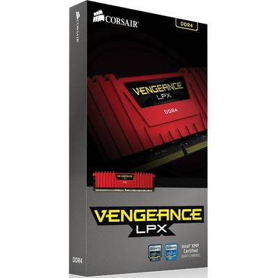 Memorie RAM Corsair Vengeance LPX Red 16GB DDR4 2133MHz CL13 Quad Channel Kit