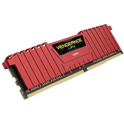 Memorie RAM Corsair Vengeance LPX Red 16GB DDR4 2400MHz CL14 Quad Channel Kit