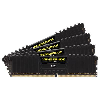 Memorie RAM Corsair Vengeance LPX Black 64GB DDR4 2133MHz CL13 Quad Channel Kit