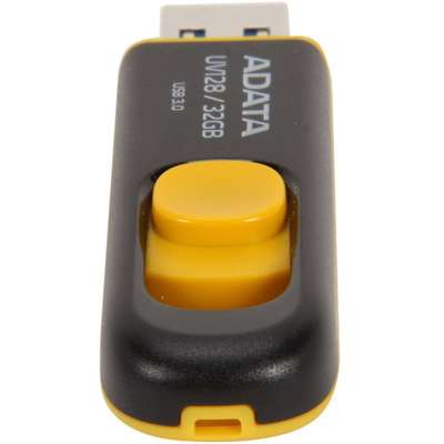 Memorie USB ADATA DashDrive UV128 32GB negru/galben