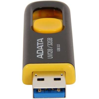 Memorie USB ADATA DashDrive UV128 32GB negru/galben