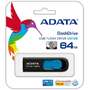 Memorie USB ADATA DashDrive UV128 64GB negru/albastru