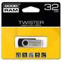Memorie USB GOODRAM Twister 32GB negru / argintiu