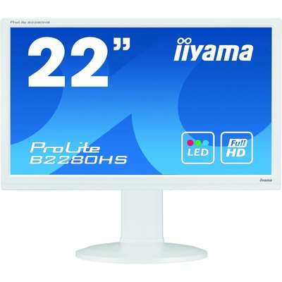 Monitor IIyama Prolite B2280HS-W1 21.5 inch 5 ms White