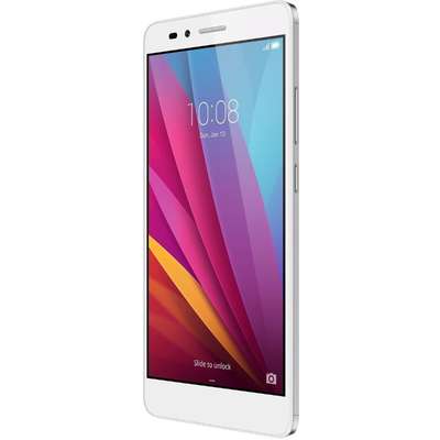 Smartphone Huawei Honor 5X, Octa Core, 16GB, 2GB RAM, Dual SIM, 4G, Silver
