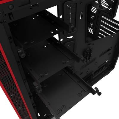 Carcasa PC NZXT H440 Matte Black Red New Edition