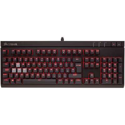 Tastatura Corsair STRAFE - Red LED - Cherry MX Blue - Layout EU Mecanica