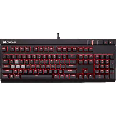 Tastatura Corsair STRAFE - Red LED - Cherry MX Blue - Layout US Mecanica