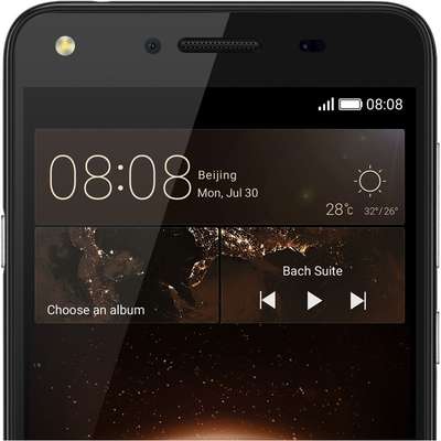 Smartphone Huawei Y5II, Quad Core, 8GB, 1GB RAM, Dual SIM, 4G, Obsidian Black