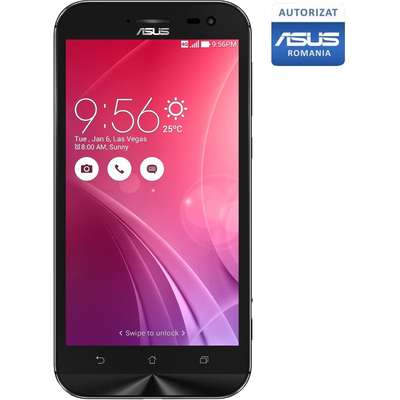 Smartphone Zenfone Zoom ZX551ML, Quad Core, 64GB, 4GB RAM, Single SIM, 4G, Black - service autorizat ASUS
