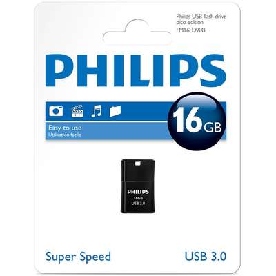 Memorie USB Philips Pico Edition 16GB USB 3.0 Negru