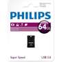 Memorie USB Philips Pico Edition 64GB USB 3.0 Negru