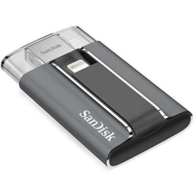 Memorie USB SanDisk iXpand 128GB Lightning + USB 2.0