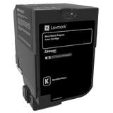 Toner imprimanta Lexmark Black Return Programme Cartridge, cod 74C20K0, compatibil cu CS720, CS725, CX725, capacitate 3 k pag