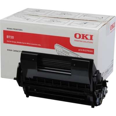 Toner imprimanta OKI HC negru - B720 cod 01279101; compatibil cu B720, capacitate 20k pag