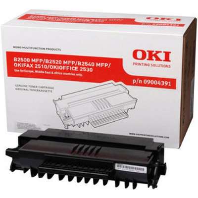 Toner imprimanta HC negru B2500-MFP cod 09004391; compatibil cu B2500/B2520/B2540 MFP / OKIFAX2510 / OKIOFFICE2530, capacitate 4k pag