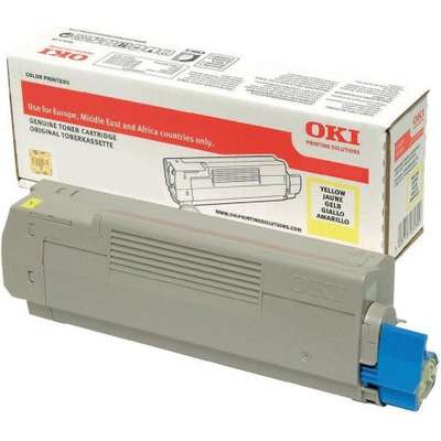 Toner imprimanta OKI yellow TONER-C823/833/843  cod 46471101; compatibil cu C823/C833/C843, capacitate 7k pag