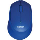 Mouse LOGITECH M330 Silent Plus, Wireless, Blue