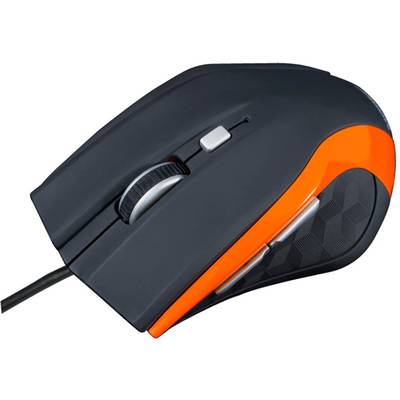 Mouse de notebook Modecom MC-M5 Black - Orange