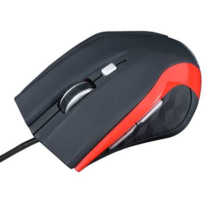 Mouse de notebook Modecom MC-M5 Black - Red