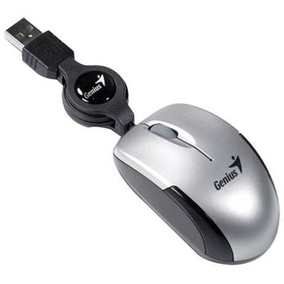 Mouse GENIUS Micro Traveler USB silver