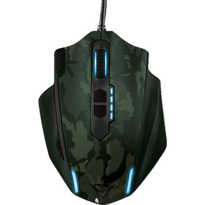 Mouse Gaming TRUST GXT 155 Green Camouflage