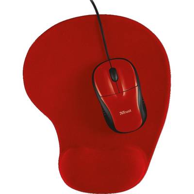 Mouse de notebook TRUST Primo + Pad Red