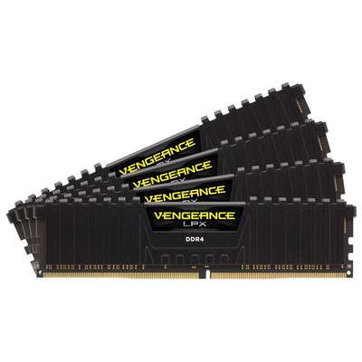 Memorie RAM Corsair Vengeance LPX Black 32GB DDR4 3466MHz CL16 Quad Channel Kit