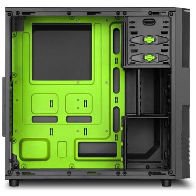 Carcasa PC Sharkoon T3-W Green