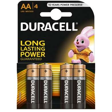 Baterie Duracell Basic AA LR06 4buc