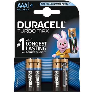 Baterie Duracell Turbo Max AAA LR03 4buc