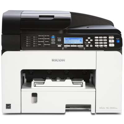 Imprimanta multifunctionala Ricoh Aficio SG 3100SNw, GelJet, Color, Format A4, Retea, Wi-Fi
