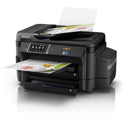 Imprimanta multifunctionala Epson L1455, Inkjet, CISS, Color, Format A3, Retea, Wi-Fi, Fax, Duplex