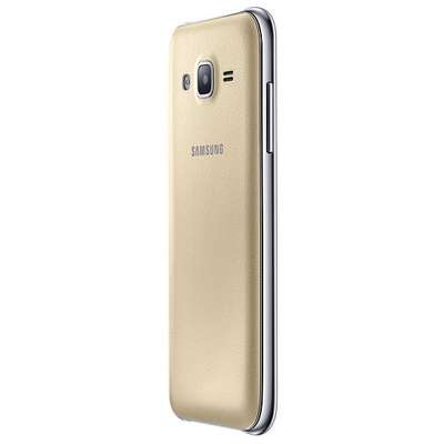 Smartphone Samsung J200F Galaxy J2, Quad Core, 8GB, 1GB RAM, Dual SIM, 4G, Gold