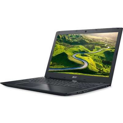 Laptop Acer 15.6" Aspire E5-575, FHD, Procesor Intel Core i3-6006U (3M Cache, 2.00 GHz), 8GB DDR4, 128GB SSD, GMA HD 520, Linux, Black