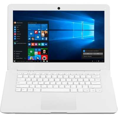 Laptop Kiano 14.1" SlimNote, HD, Procesor Intel Atom Z3735F (2M Cache, up to 1.83 GHz), 2GB, 32GB eMMC, Win 10 Home, White