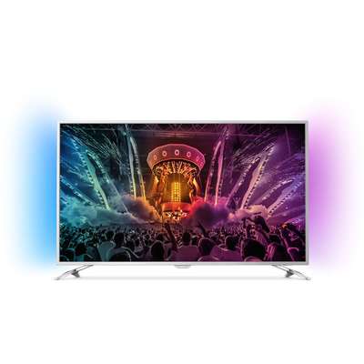 Televizor Philips Smart TV Android 43PUS6501/12 Seria PUS6501/12 108cm argintiu 4K UHD Ambilight cu 2 laturi