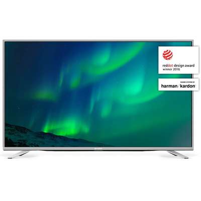 Televizor Sharp Smart TV LC-55CUF8472ES Seria CUF8472ES 139cm argintiu 4K UHD