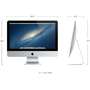 Sistem All in One Apple 21.5" New iMac, Procesor Intel Core i5 1.6GHz Broadwell, 8GB, 1TB, GMA HD 6000, Mac OS X El Capitan, RO keyboard