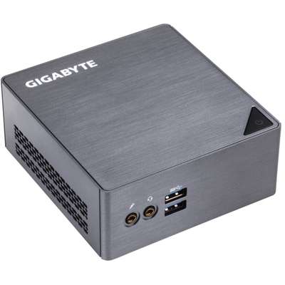 Sistem Mini GIGABYTE BRIX, Skylake i5 6200U 2.3GHz, 2x DDR3 16GB max, M.2 2280 SSD, HDD 2.5 inch, Wi-Fi, Bluetooth, HDMI, Mini DisplayPort, USB 3.0